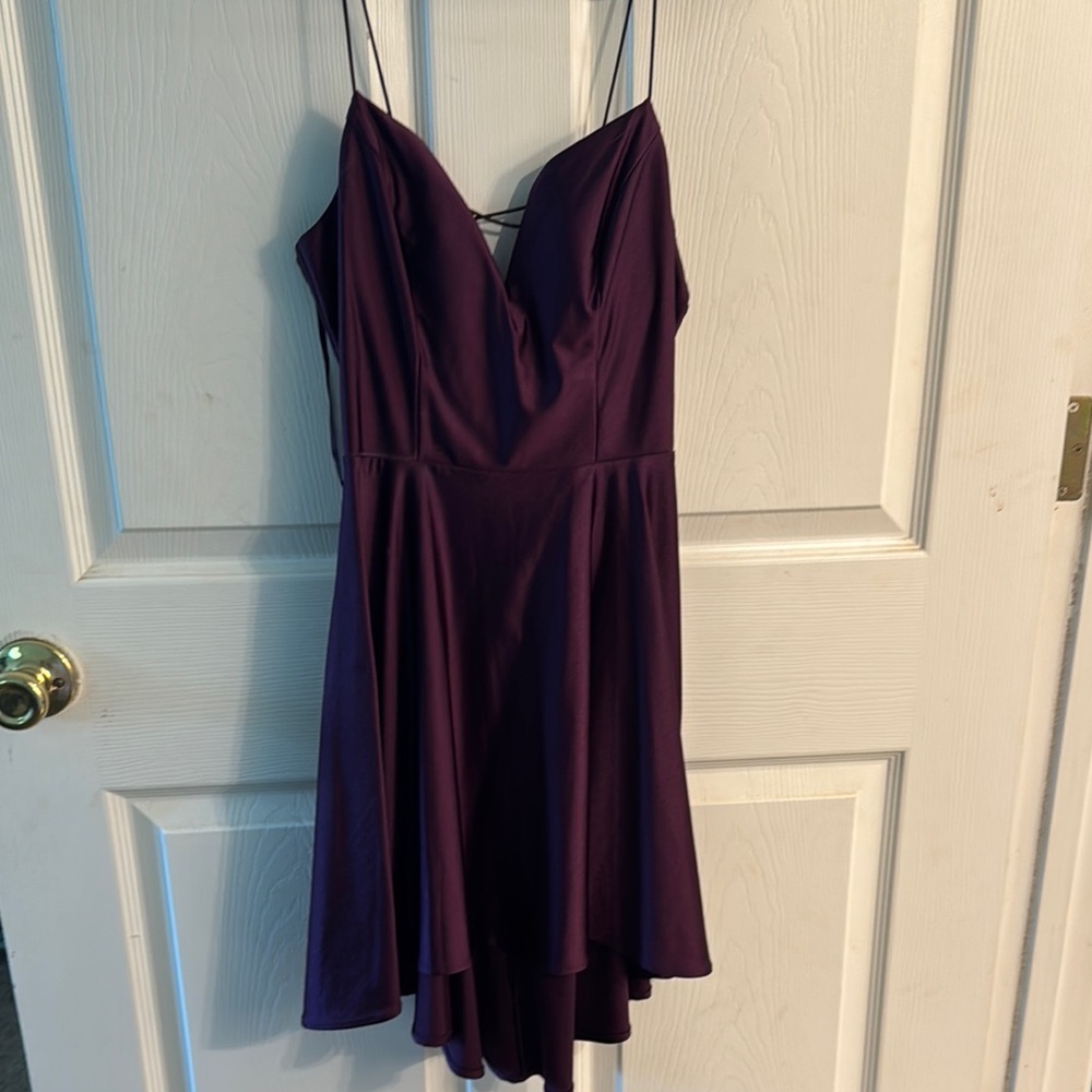 Elegant Purple Women's Dress